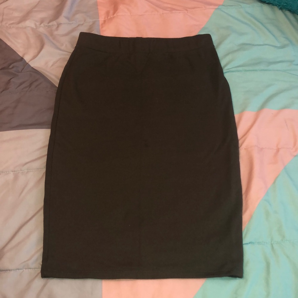 Olive skirt